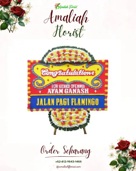 Sewa Papan Bunga Badak Bejuang